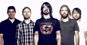 Foo Fighters med Dave Grohl i spetsen.